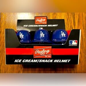 Rawlings Los Angeles Dodgers Ice Cream / Snacks Baseball Helmet - New